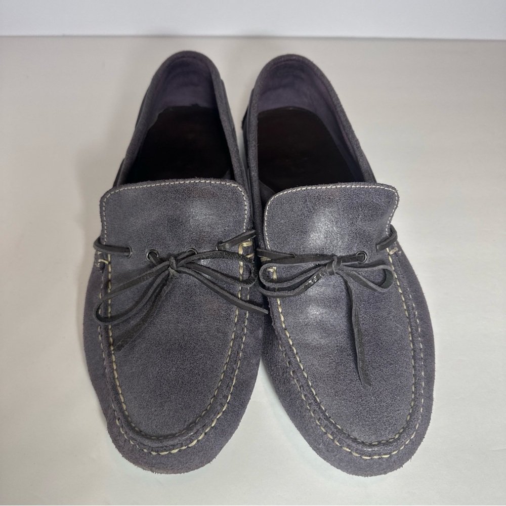 Gray Suede Men's Loafers